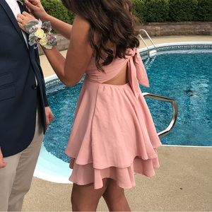 pink mini dress beginning boutique